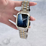 【ステンレス一体式バンド】ステンレスケース+ステンレスベルト一体式  Apple Watch