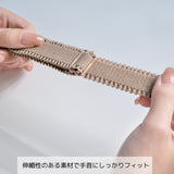 【プリーツナイロンループ】アップルウォッチバンド ナイロンベルト Apple Watch