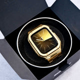 【ステンレス一体式バンド】ステンレスケース+ステンレスベルト一体式  Apple Watch