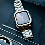 【ステンレス一体式バンド】ステンレスケース+ステンレスベルト一体式  Apple Watch