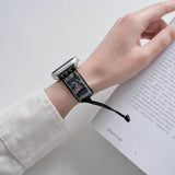 【ストーンブレスレットバンド】アップルウォッチバンド 天然石ブレスレット ハンドメイドベルト  Apple Watch