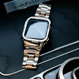 【ステンレス一体式バンド】ステンレスケース+ステンレスベルト一体式  Apple Watch