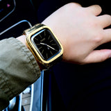 【ステンレス一体式バンド】ステンレスケース+ステンレスベルト一体式  Apple Watch