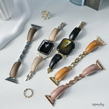 【レザーバックルブレスバンド】アップルウォッチバンド  レザーベルト Apple Watch