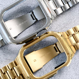 【ステンレス一体式バンド】ステンレスケース+ステンレスベルト一体式  Apple Watch