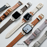 【ツートンレザーバンド】アップルウォッチバンド  レザーベルト Apple Watch