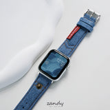 【デニムレザーバンド】アップルウォッチバンド デニム&レザーベルト Apple Watch