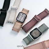 【プリーツナイロンループ】アップルウォッチバンド ナイロンベルト Apple Watch