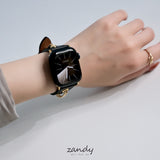 【チェーンカザリレザーバンド】アップルウォッチバンド  レザーベルト Apple Watch