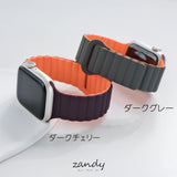 【マグネットシリコンループ】アップルウォッチバンド シリコンベルト Apple Watch