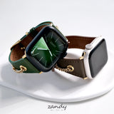 【チェーンカザリレザーバンド】アップルウォッチバンド  レザーベルト Apple Watch