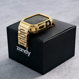 【ステンレス一体式バンド】ステンレスケース+ステンレスベルト一体式  Apple Watch