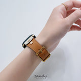 【ツートンレザーバンド】アップルウォッチバンド  レザーベルト Apple Watch