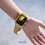 【ステンレス一体式バンド】ステンレスケース+ステンレスベルト一体式  Apple Watch