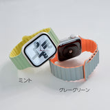 【マグネットシリコンループ】アップルウォッチバンド シリコンベルト Apple Watch