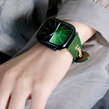 【チェーンカザリレザーバンド】アップルウォッチバンド  レザーベルト Apple Watch