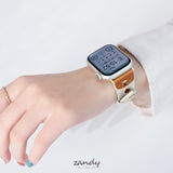 【ツートンレザーバンド】アップルウォッチバンド  レザーベルト Apple Watch