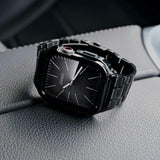 【ステンレス一体式バンド】ステンレスケース+ステンレスベルト一体式  Apple Watch