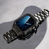 【ステンレス一体式バンド】ステンレスケース+ステンレスベルト一体式  Apple Watch