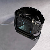 【ステンレス一体式バンド】ステンレスケース+ステンレスベルト一体式  Apple Watch