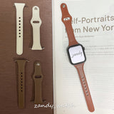 【細製レザータイプ】女性人気 アップルウォッチバンド レザーベルト 本革製 Apple Watch