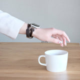 【ダブルループバンド】アップルウォッチバンド レザーベルト 二重巻デザイン  Apple Watch