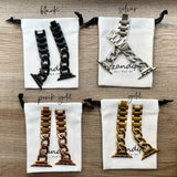 【定番チェーン】アップルウォッチバンド  ステンレスチェーンベルト 可愛い Apple Watch  ★調整工具付き★