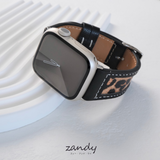 【柄レザーバンド】アップルウォッチバンド 本革 キャンバスorレザー ベルト   Apple Watch