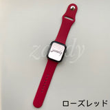 【アカ系】アップルウォッチバンド ラバーベルト スポーツバンド Apple Watch