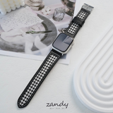 【柄レザーバンド】アップルウォッチバンド 本革 キャンバスorレザー ベルト   Apple Watch