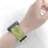 【グリーン系バンド】アップルウォッチバンド  レザー ベルト  可愛いグリーン系 Apple Watch