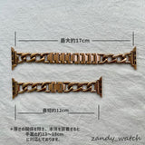 【定番チェーン】アップルウォッチバンド  ステンレスチェーンベルト 可愛い Apple Watch  ★調整工具付き★