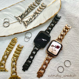 【定番チェーン】アップルウォッチバンド  ステンレスチェーンベルト 可愛い Apple Watch  ★調整工具付き★