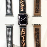 【柄レザーバンド】アップルウォッチバンド 本革 キャンバスorレザー ベルト   Apple Watch