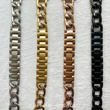 【定番チェーン】アップルウォッチバンド  ステンレスチェーンベルト 可愛い Apple Watch  ★調整工具付き★