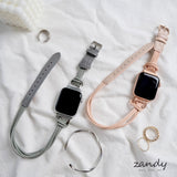 【ダブルループバンド】アップルウォッチバンド レザーベルト 二重巻デザイン  Apple Watch