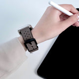 【パンチホールレザーバンド】アップルウォッチバンド 本革デザインベルト  Apple Watch