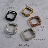 【枠保護ケース】アップルウォッチカバー TPUソフトケース 枠保護 メッキタイプ Apple Watch