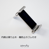 【スマホクリップケース】iPhone/スマホシルバーショルダー