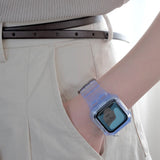 【クリア一体式バンド】アップルウォッチバンド 一体式ベルト Apple Watch