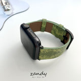 【グリーン系バンド】アップルウォッチバンド  レザー ベルト  可愛いグリーン系 Apple Watch