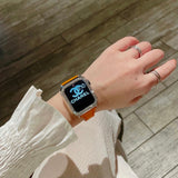 【細製レザータイプ】女性人気 アップルウォッチバンド レザーベルト 本革製 Apple Watch