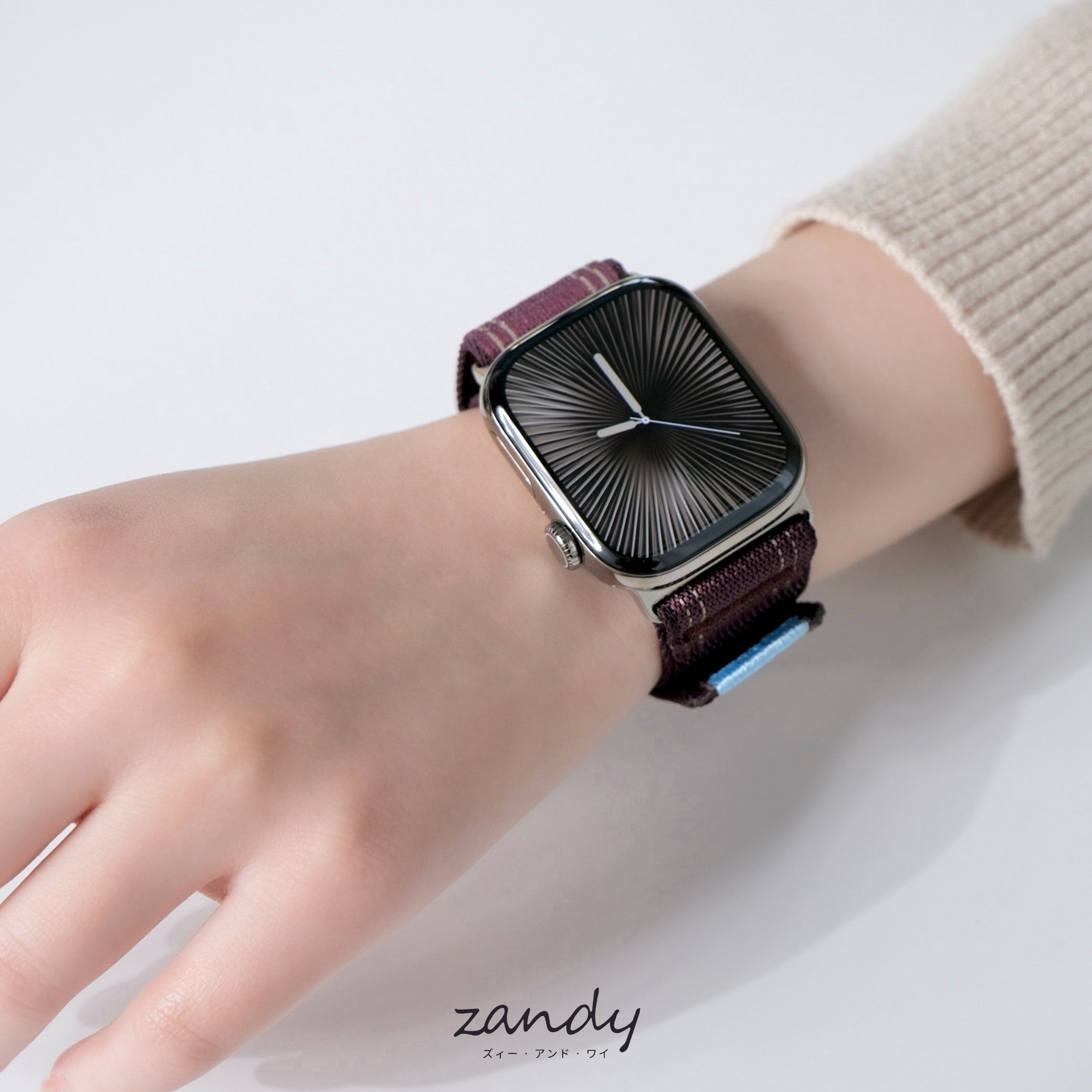 【ステッチナイロンループ】B050 アップルウォッチバンド ナイロンベルト Apple Watch