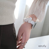 【サテンシュシュバンド】B075 アップルウォッチバンド シュシュベルト Apple Watch