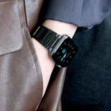 調整は10秒で終わり！【エフォートレススチールバンド】B064 アップルウォッチバンド ステンレスベルト Apple Watch
