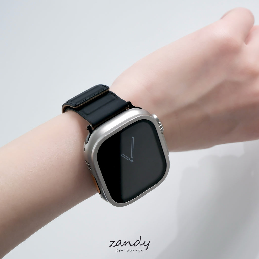 【メタリックシリコンループ②】アップルウォッチバンド マグネットシリコンベルト Apple Watch
