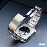 《EDGE+》【SET】B065/C006  Apple Watch エフォートレスブレスバンドSV＋メタルダブルフレームケースTG
