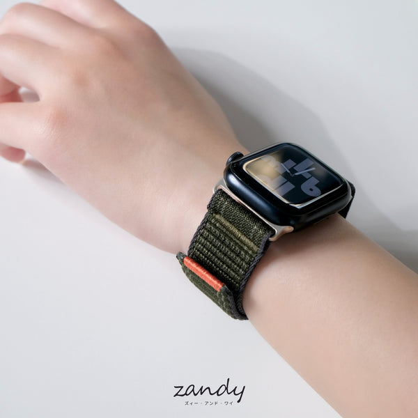 【ステッチナイロンループ】B050 アップルウォッチバンド ナイロンベルト Apple Watch