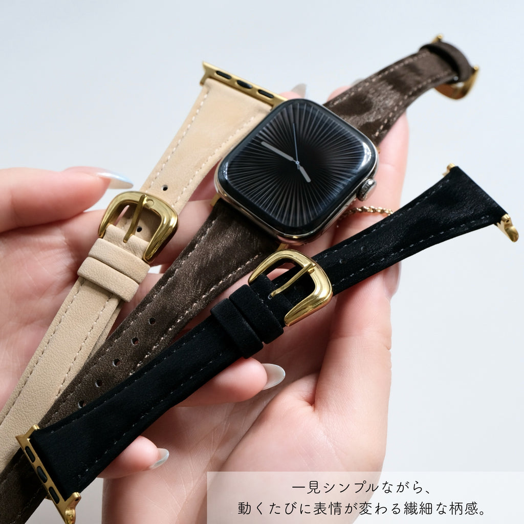 【デザインガラレザーバンド】B071 アップルウォッチバンド  レザーベルト Apple Watch