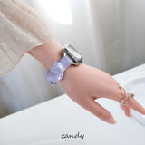 【サテンシュシュバンド】B075 アップルウォッチバンド シュシュベルト Apple Watch